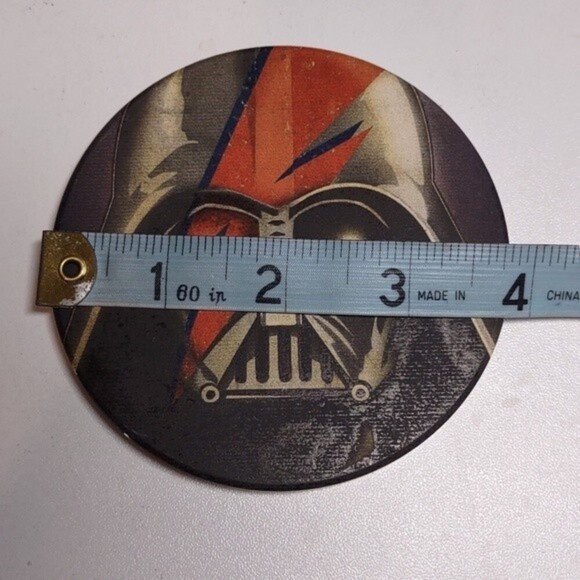 Darth Vader Aladdin Sane Sandstone Coasters Bowie Bolt - Picture 3 of 3